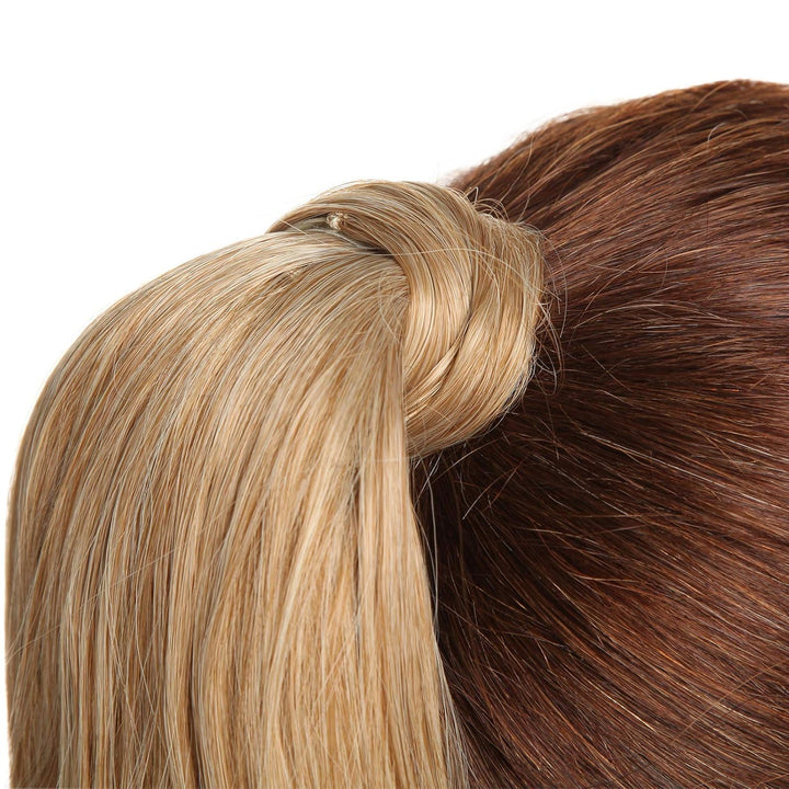 SEGO Pferdeschwanz Haarteil Zopf Clip in Ponytail Haarverlängerung Synthetik Haare Extension Hair Pi