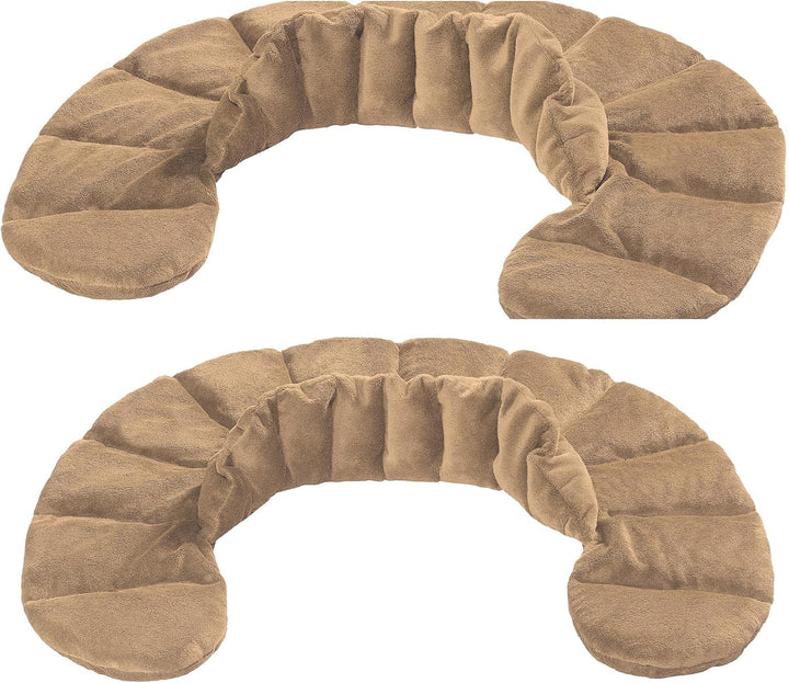 aqua-textil Schulter Nackenkissen beige Tonperlen Lavendel Wärmekissen Kälte Aroma Therapie Gewichts