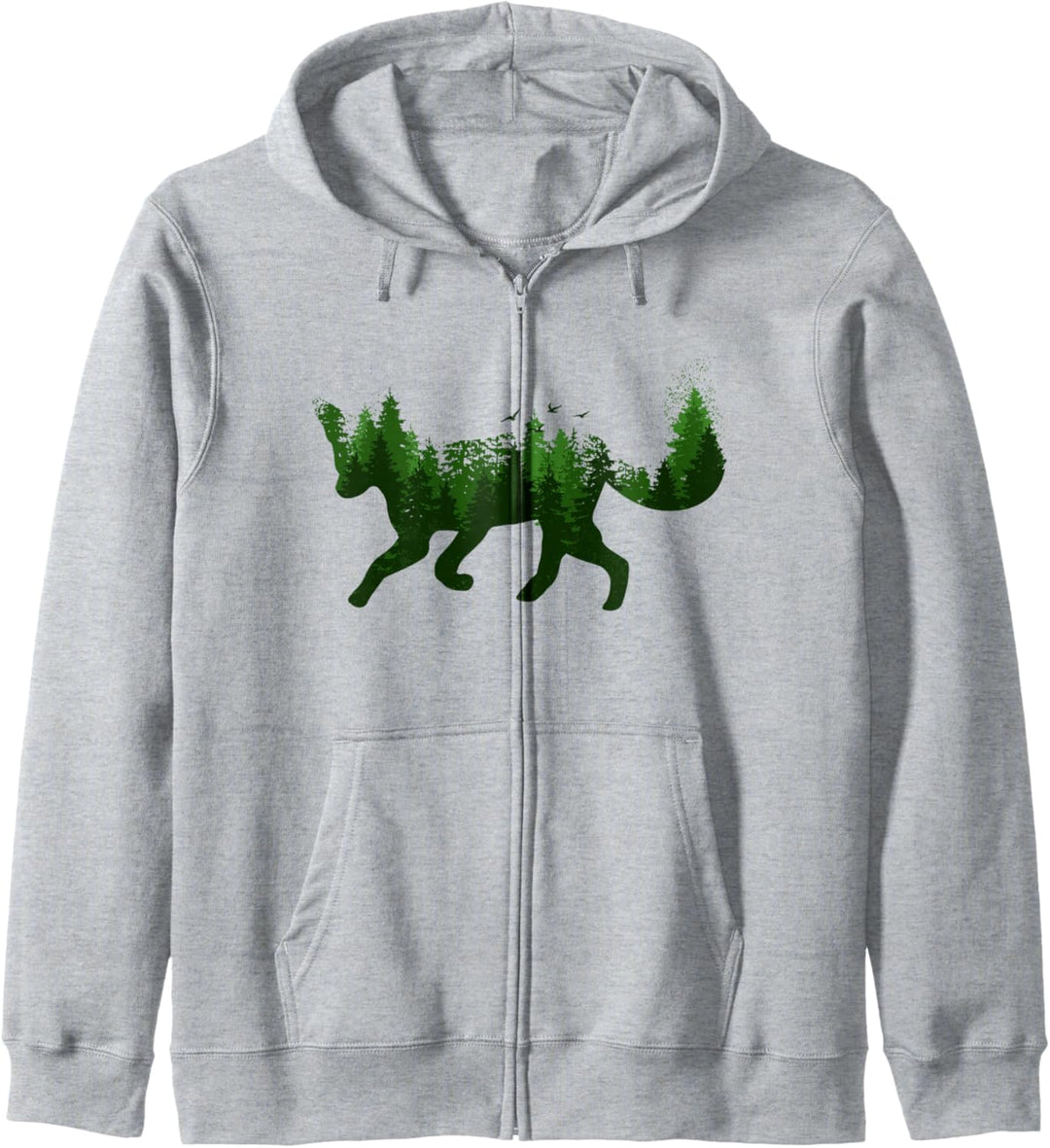 Fuchs Natur Wald Camping Wandern Jäger Outdoor Geschenk Kapuzenjacke