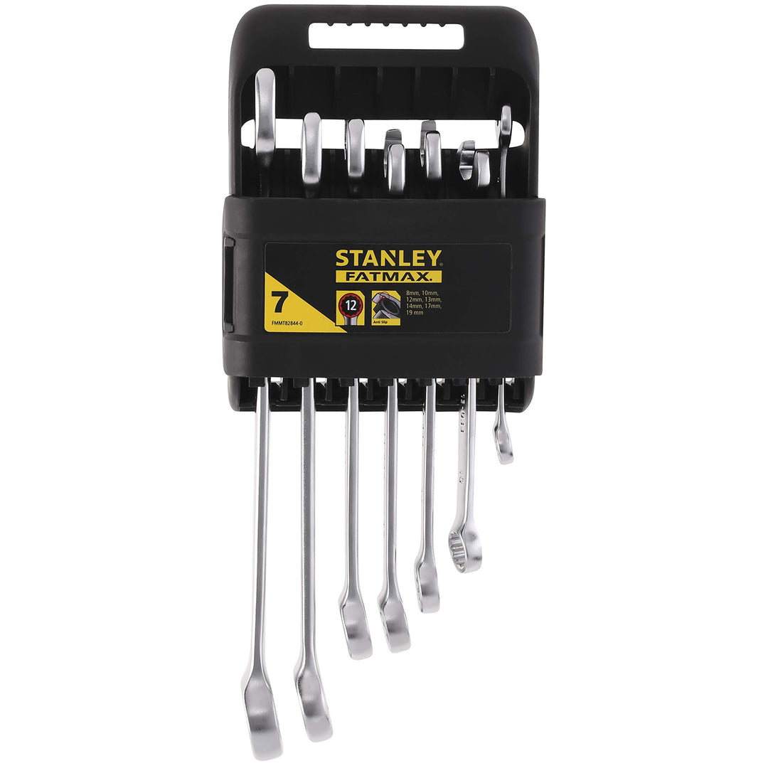 Stanley Fatmax FMMT82844-0 Ratschen und Steckschlüsseln, Grau 7 Pièces - système anti-slip, 7 Pièces
