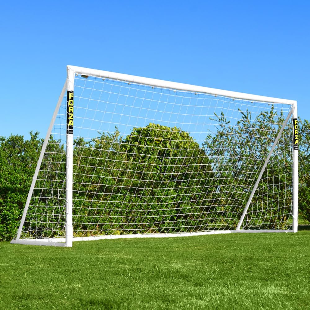 FORZA Garten Fussballtor [5 Grössen] – Extrem langlebige, wetterfeste uPVC-Fussballtore für Kinder &