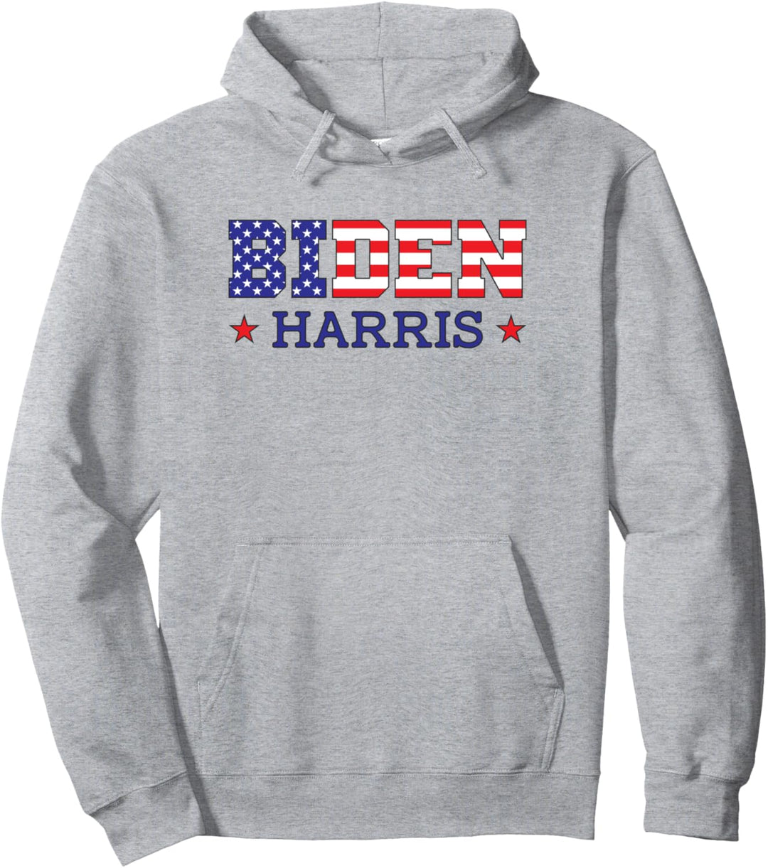 Biden Harris 2020 - American Flag - Biden for President 2020 Pullover Hoodie