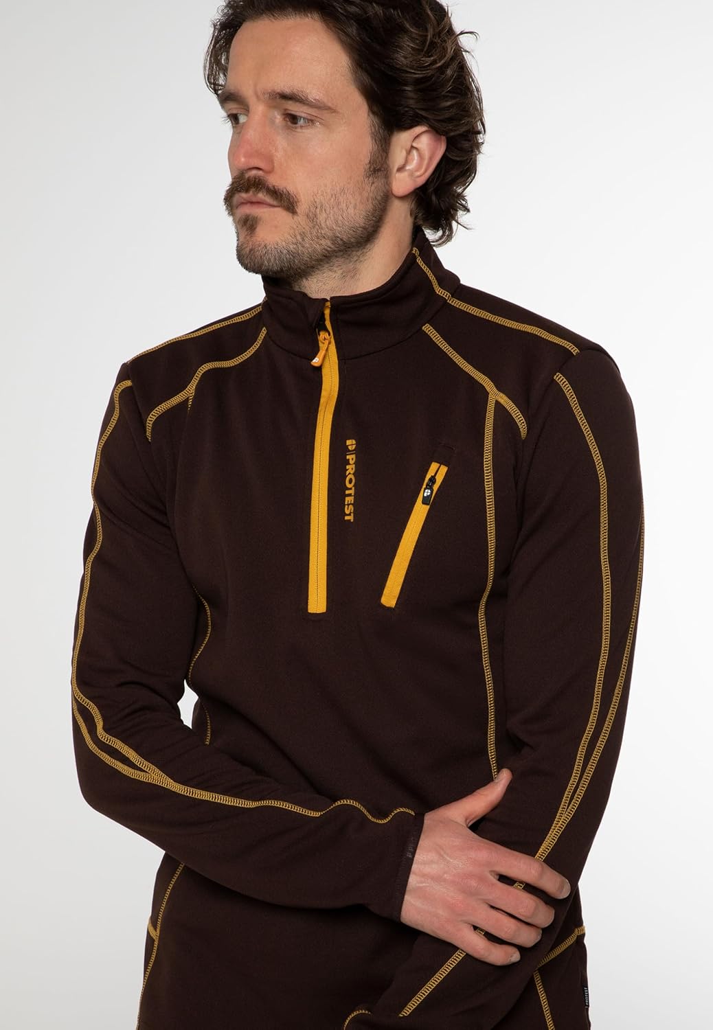 Protest Men Fleece Humans XS Woodland, XS Woodland