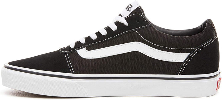 Vans Herren WardSneaker 42.5 EU Black And White, 42.5 EU Black And White