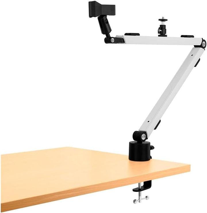Streamplify Mikrofon Arm MOUNT ARM mit Zubehörschuh-Montageschiene - Mikrofonständer 360-Grad-Drehun