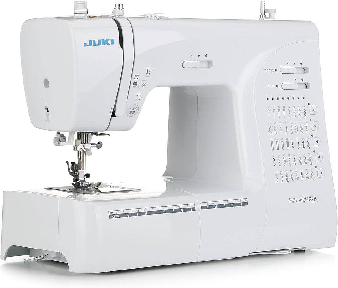 JUKI hzl-60hr-b Nähmaschine ELECTRONIQUE, Metall, weiss, 40 x 18,8 x 29 cm