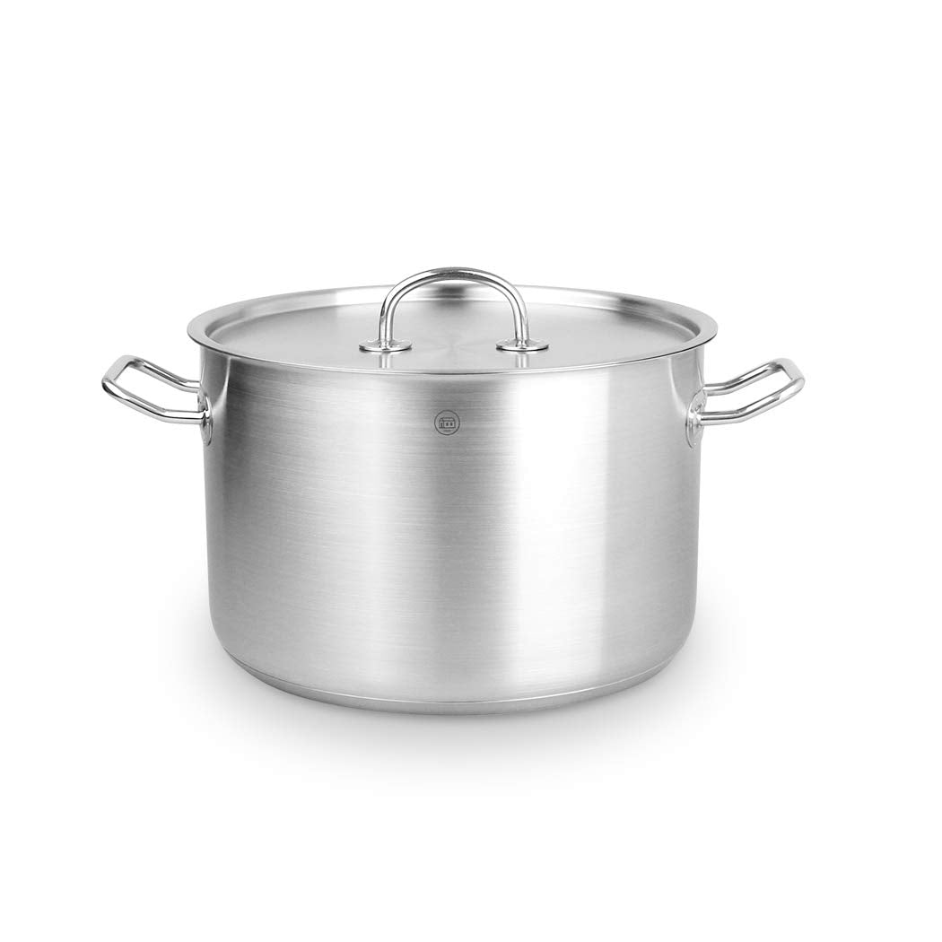 CS Kochsysteme 043193 Kochgeschirr, Edelstahl, Durchmesser 24 cm, silber, 24 x 24,3 x 19,39 cm 24 x