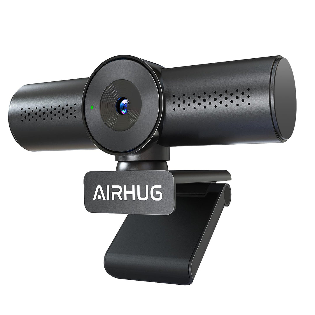AIRHUG 2K 60fps Webcam,Streaming Kamera mit Sony 8MP Sensor,zwei omnidirektionalen Mikrofon,PDAF Aut