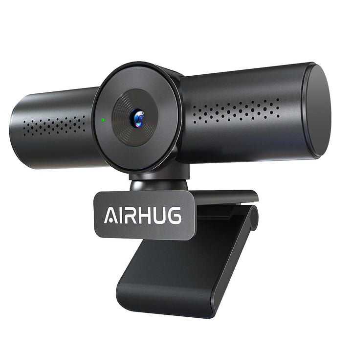 AIRHUG 2K 60fps Webcam,Streaming Kamera mit Sony 8MP Sensor,zwei omnidirektionalen Mikrofon,PDAF Aut
