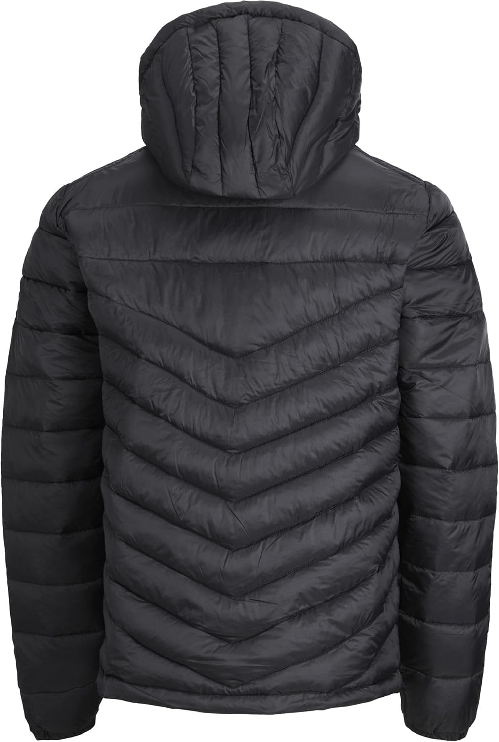 JACK & JONES Male Steppjacke Plus Size Steppjacke XXL Schwarz, XXL Schwarz