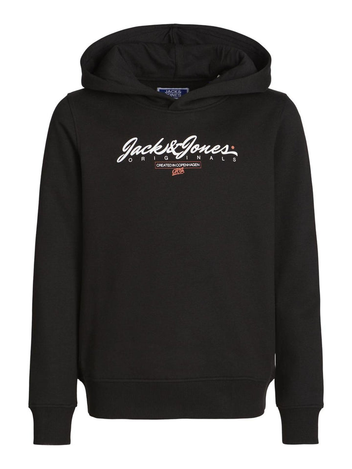 JACK & JONES Boy Kapuzenpullover Logo Kapuzenpullover Junior 140 Schwarz, 140 Schwarz