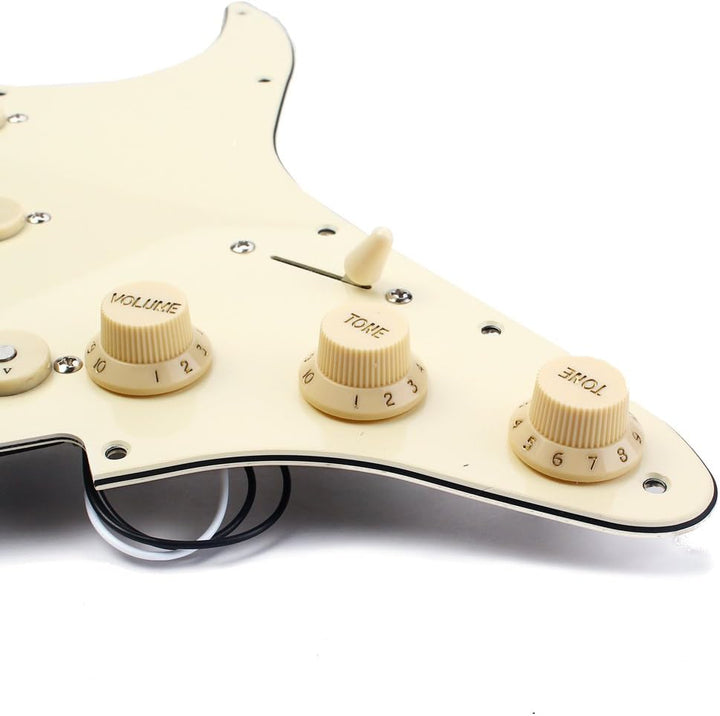 1 Satz Wired Pickups Pickguard Mit Rückenplatte DIY Für Strat E Gitarre