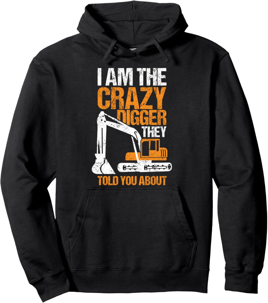 Baggerführer Baustelle - Bagger Baggerfahrer Pullover Hoodie