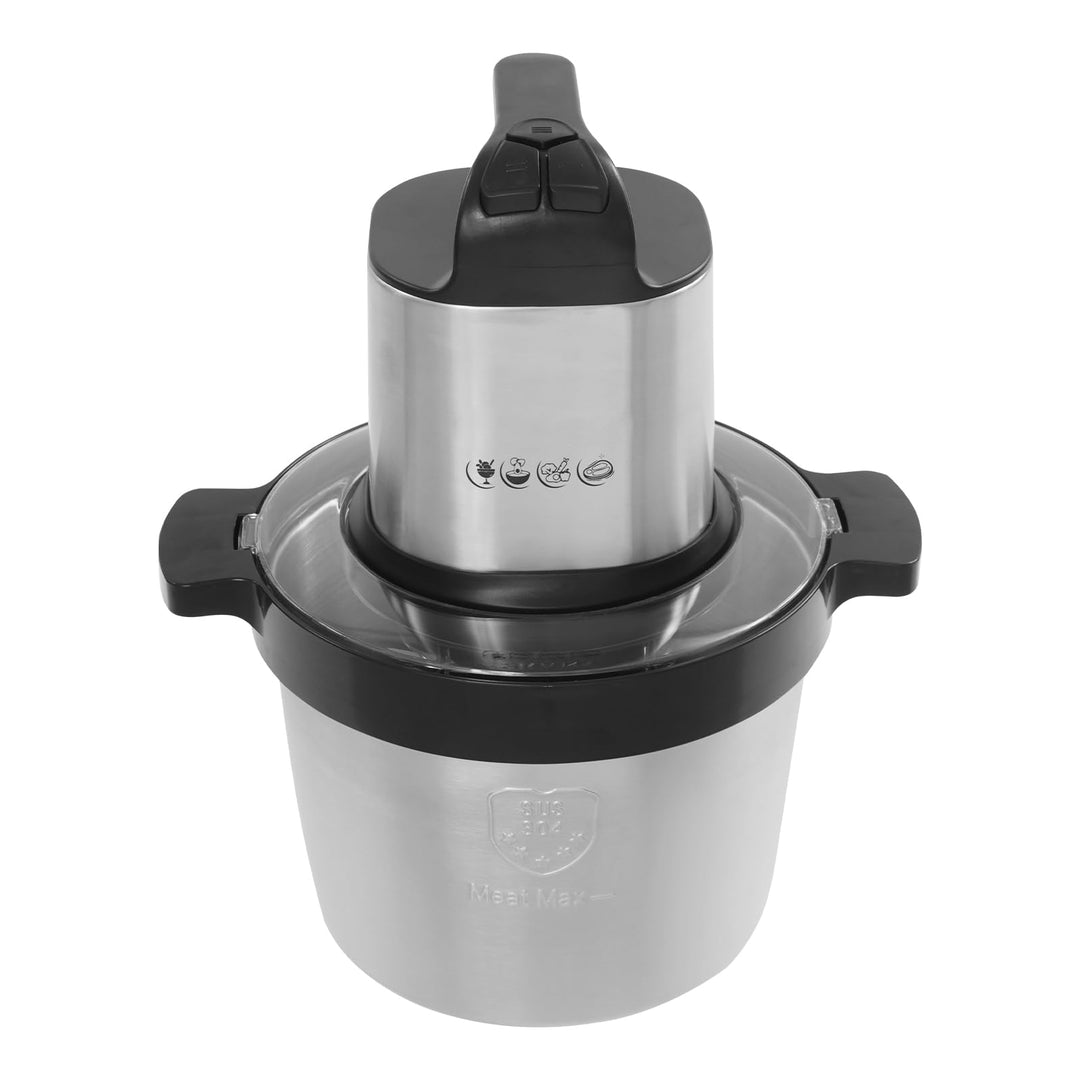 Zerkleinerer Elektrisch Gross, 1500W Elektrische Küchenhäcksler 6,5 L Universalzerkleinerer für Obst
