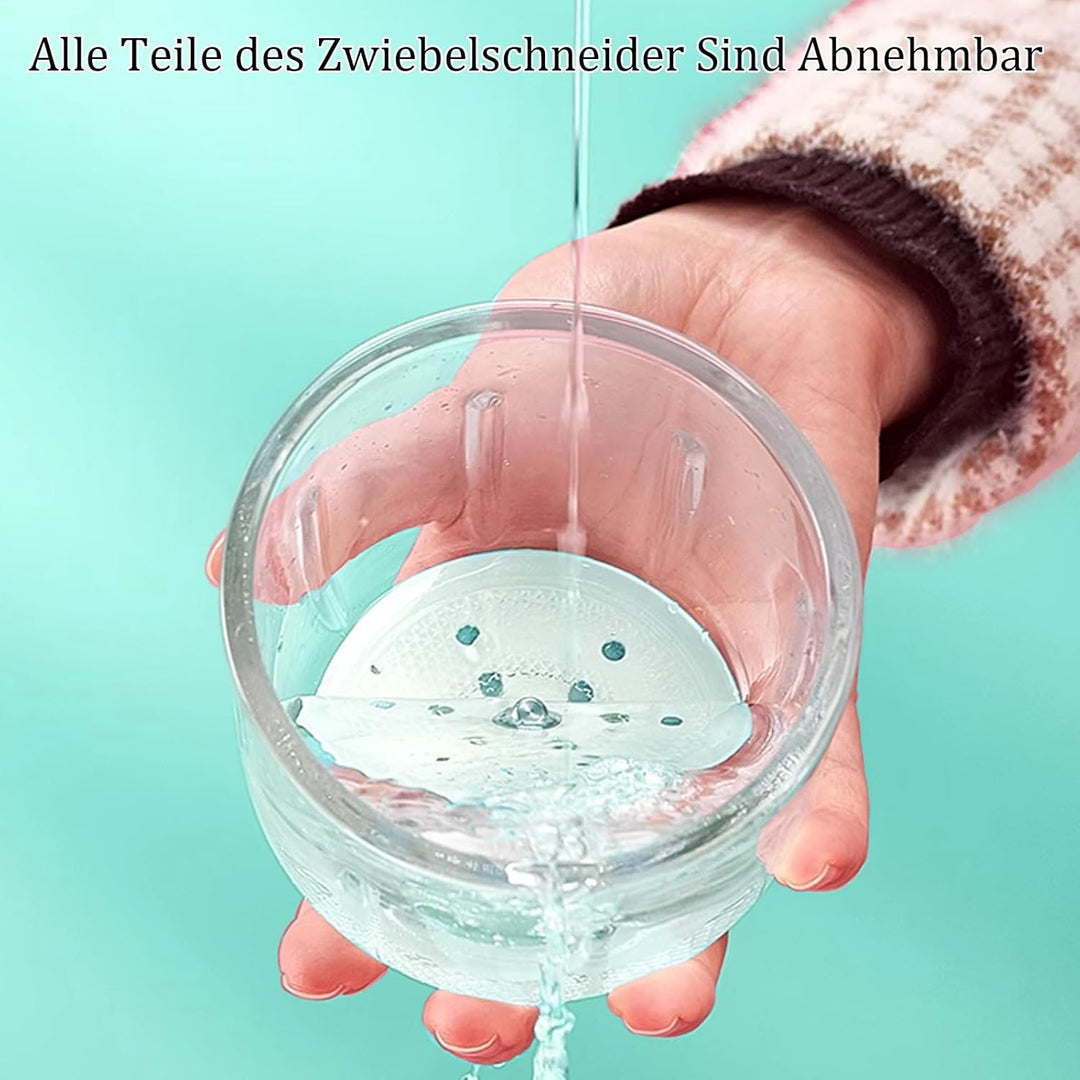 Zwiebel Zerkleinerer Elektrisch 350ml, USB Zwiebelschneider Elektrisch Klein Zerkleinerer Elektrisch