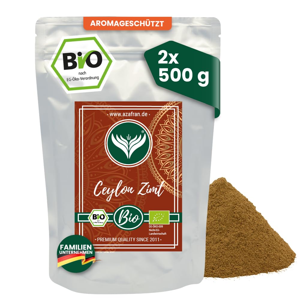 Azafran BIO Ceylon Zimt gemahlen Zimtpulver 1kg