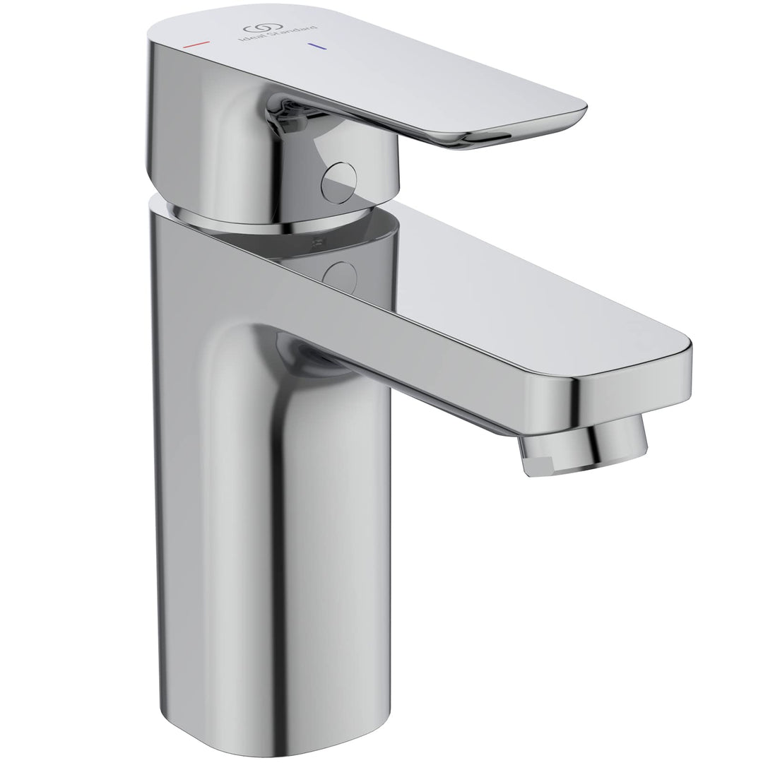 Ideal Standard BC570AA Ceraplan III Slim Waschtischarmatur Slim Grande mit Zugknopf-Ablaufgarnitur A