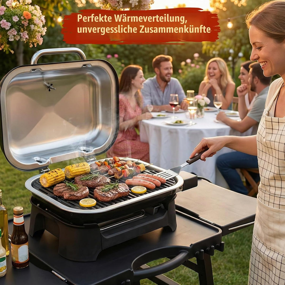 Denmay 28,5 x 43cm Gusseisen Grillrost für Weber Lumin Compact Outdoor Grills, Gusseisen rost Ersatz