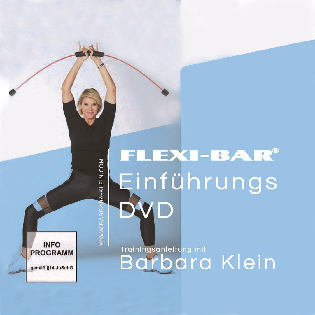 FLEXI-BAR INTENSIV, hochbelastbarer Schwingstab von Flexi-Sports mit Einführungs-DVD und Trainingspl