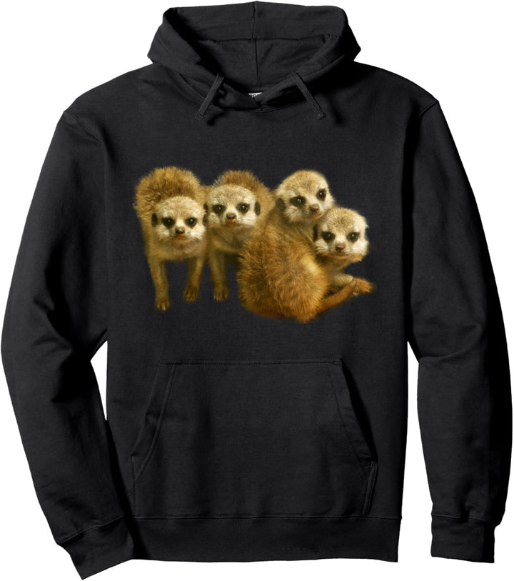 Lustiges Erdmännchen Junges Meerkat Geschenk Pullover Hoodie