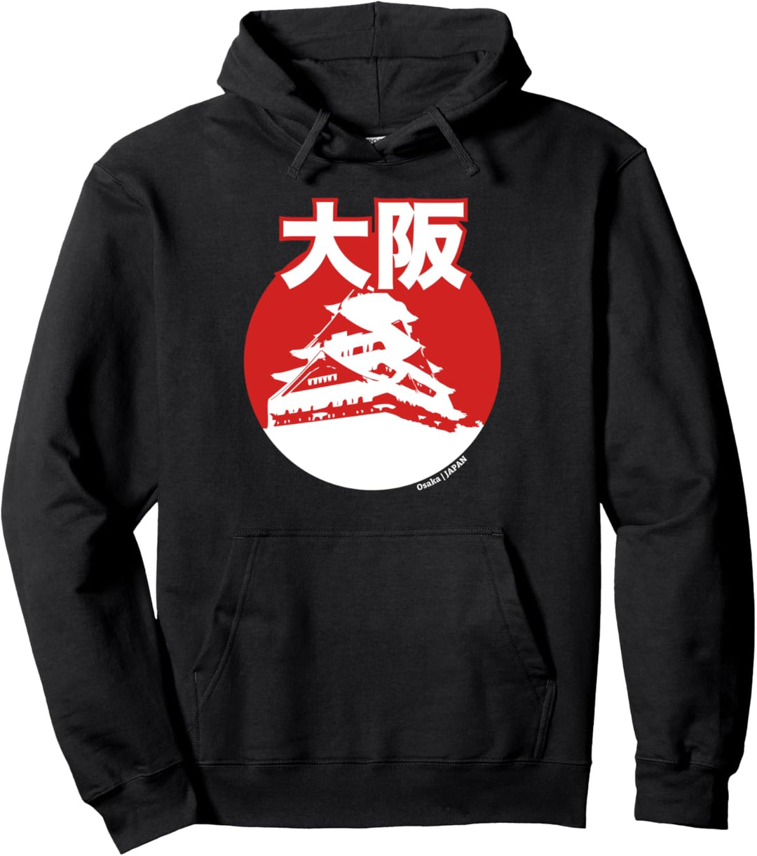 Osaka Japan Kanji Pullover Hoodie
