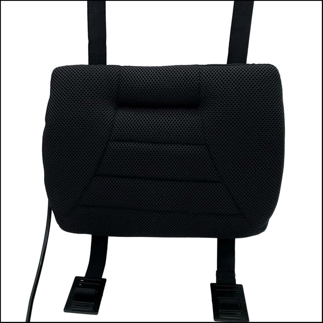 Sitwell Comfort Rückenkissen mit Stoffbezug (Stoff 3D Black), Stoff 3d Black