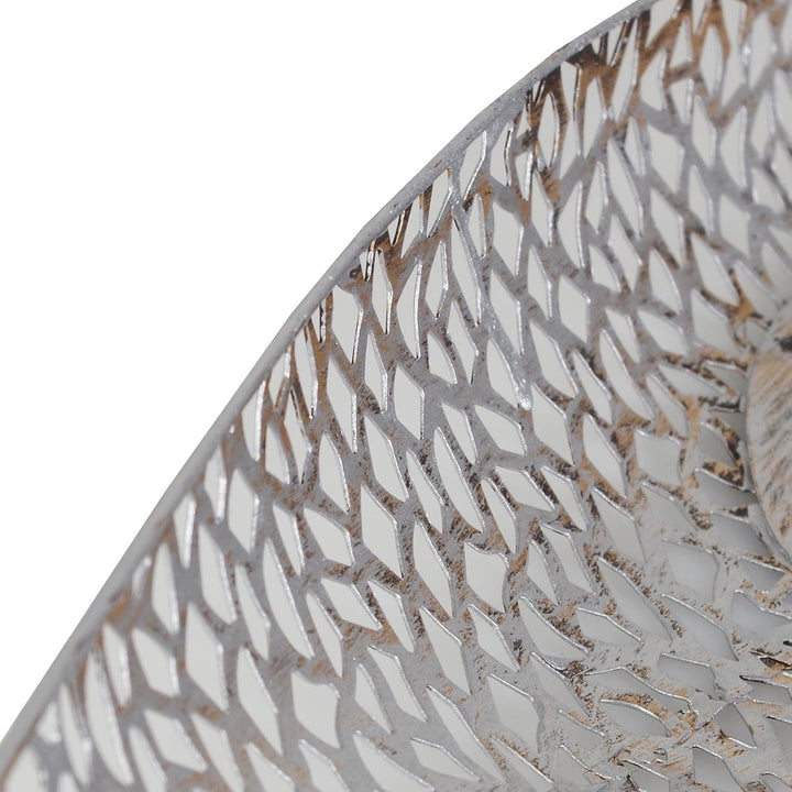 Casablanca - Schale - Purley - Metall - Farbe: antik-Silber - 80 x 21 x 10 cm