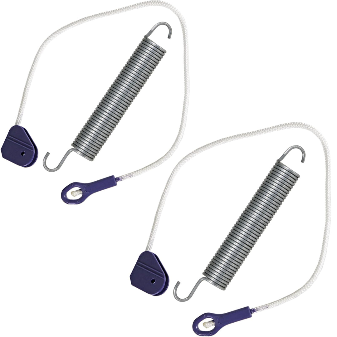 SPARES2GO Türfederseil Scharnier Spannstütze für Beko Geschirrspüler (2x Federn, 2x Seile)