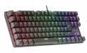 MARSGAMING Gaming MK80 Schwarz, Mechanische Tastatur TKL FRGB, Antighosting, Switch Mechanischer Bla