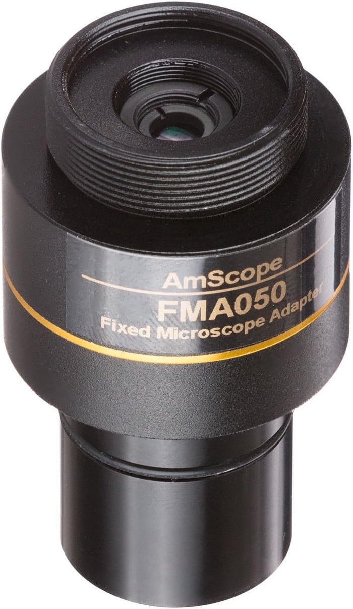 AmScope RU050 0,5X C-Mount-Reduktionsobjektiv für Mikroskopkameras