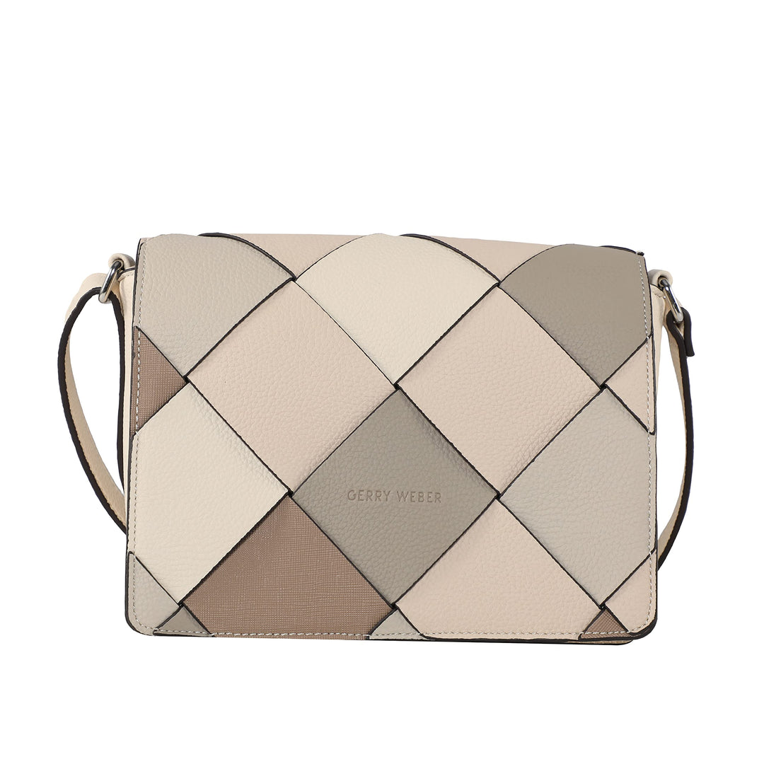 Gerry Weber - checkers shoulderbag shf Weiss 21,00X16,00X8,00 CM Farbe:weiss / Material:polyester,pu