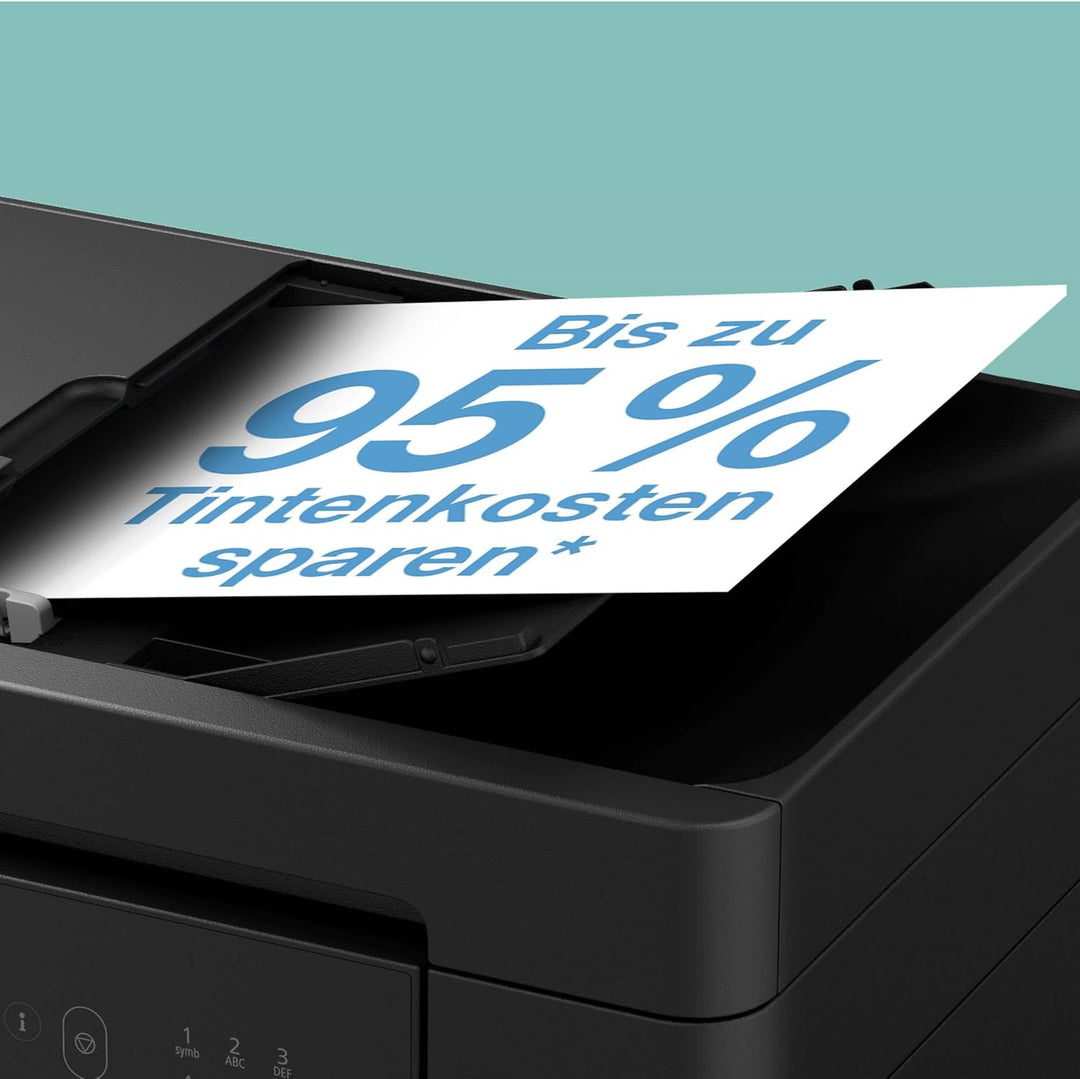 Epson EcoTank ET-4900 | Wi-Fi und Ethernet | A4 | Drucken, Kopieren, Scannen, Faxen | LC-Display | A