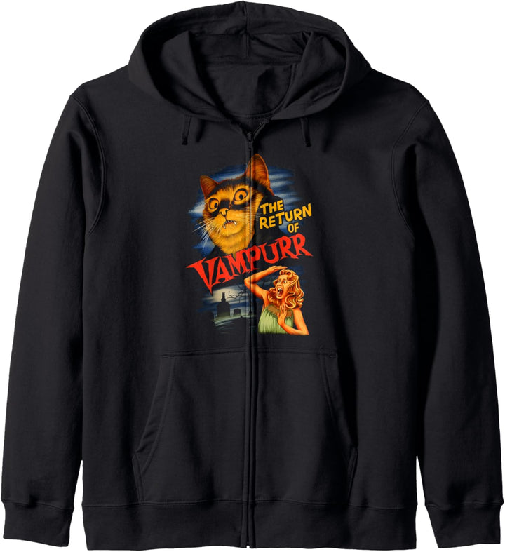The Return Of Vampurr Lustige Katze Kapuzenjacke