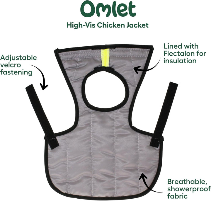 Omlet Warnweste für Hühner - Gelb