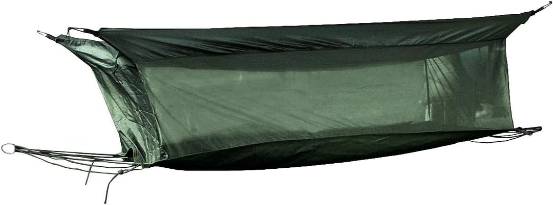 MFH Hängematte 'Jungle' mit Dach und Moskitonetz Oliv, Oliv