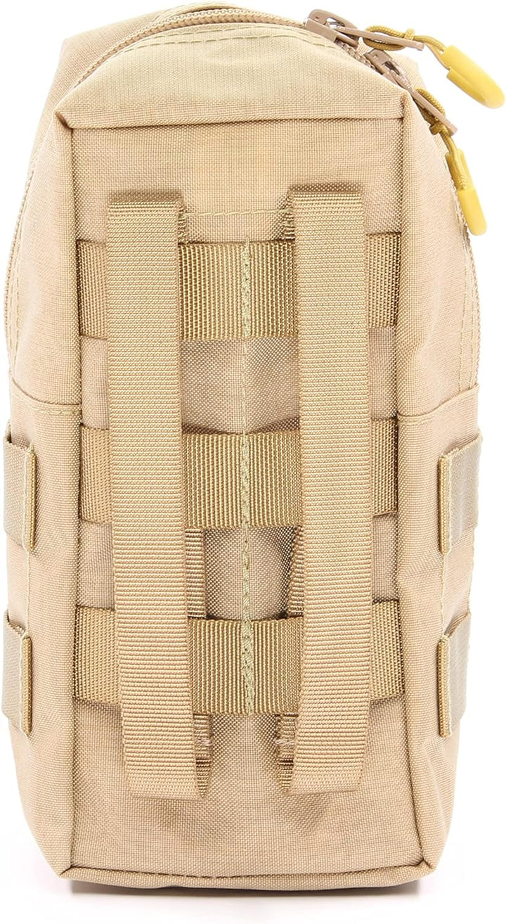 Zentauron Reissverschlusstasche Small mit MOLLE-System I BW-Tasche, Rucksack Zusatztasche aus Cordur