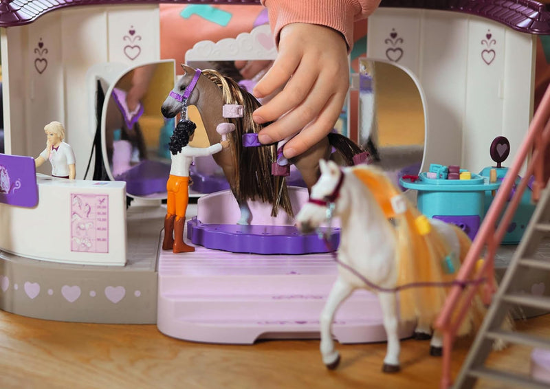 schleich 42588 Beauty Salon , für Kinder ab 4+ Jahren, HORSE CLUB Sofia&