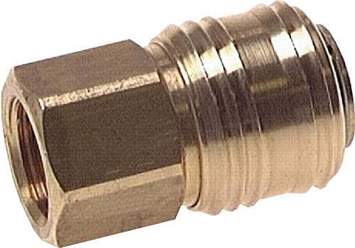 Kupplungsdose (NW7,2) G 1/2"(IG), Messing Werkstoff:Messing Gewinde innen:G 1/2" Dichtungen:NBR