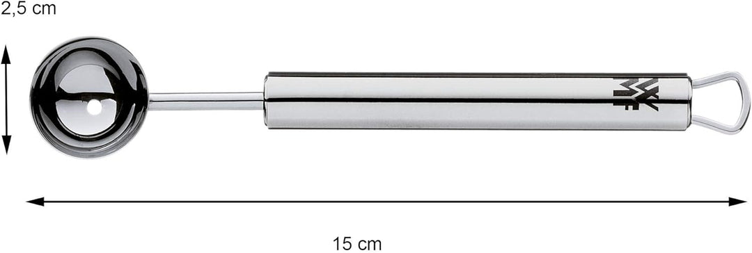 WMF Gourmet Ananasschneider, Ananasteiler schneidet Ringe & Profi Plus Melonenausstecher Kugeln 15 c