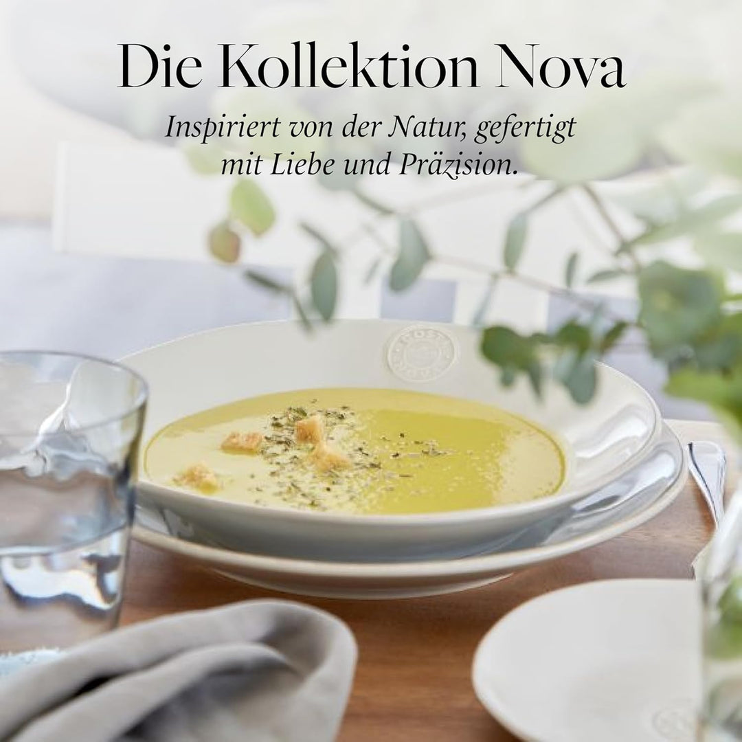 Costa Nova Pasta- und Suppenteller Nova: Tiefer Steinzeug-Teller mit glänzender Glasur, Spülmaschine