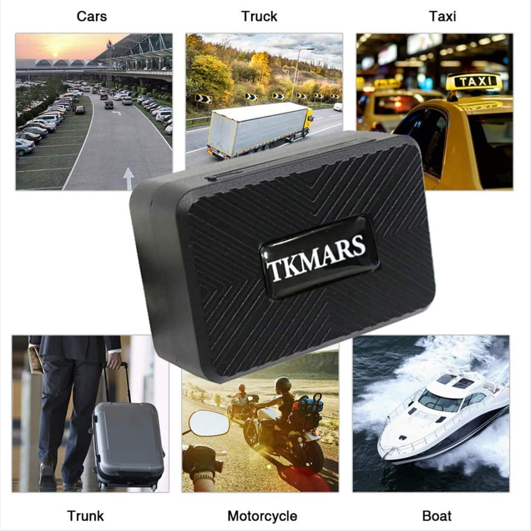 TKMARS Klein GPS-Tracker, Echtzeit-Tracking Mini-GPS Ortungsgerät, magnetischer Peilsender GPS-Sende