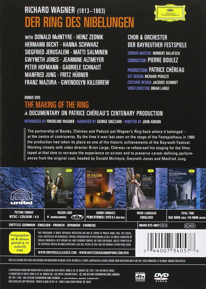 Wagner: Der Ring des Nibelungen (8 DVDs), DVD