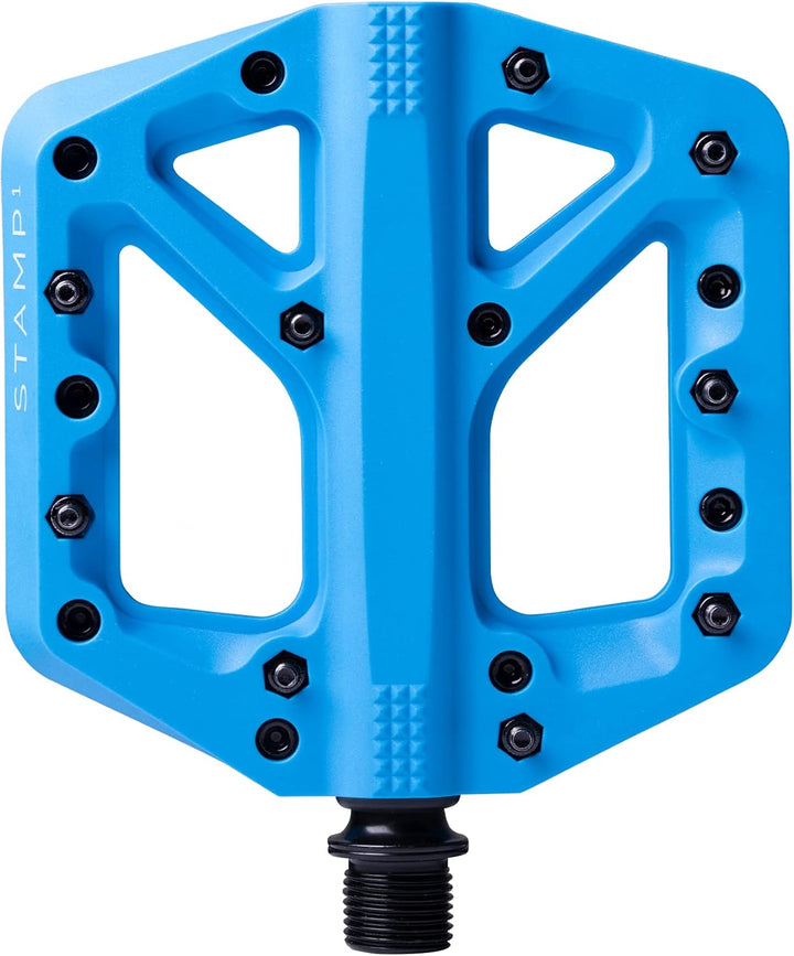 Crankbrothers Stamp Flat BMX/MTB Fahrradpedal – Plattform-Fahrradpedal, minimales Profil, Verstellba