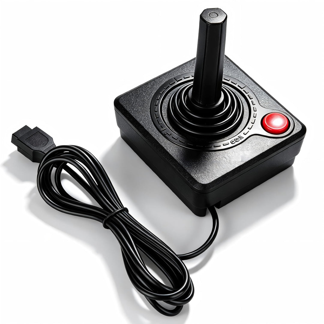 Ouitble Konsole Joystick Retro Classic 3D-Analog-Joystick-Controller-Spielsteuerung Ergonomisches fü