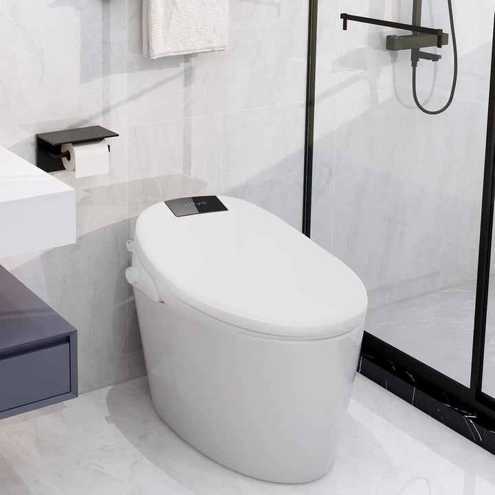 Smart Bidet Beheizter Toilettensitz mit Düse, Toilette Sitz mit Warmwasser & Trockner, Erwärmung, Se