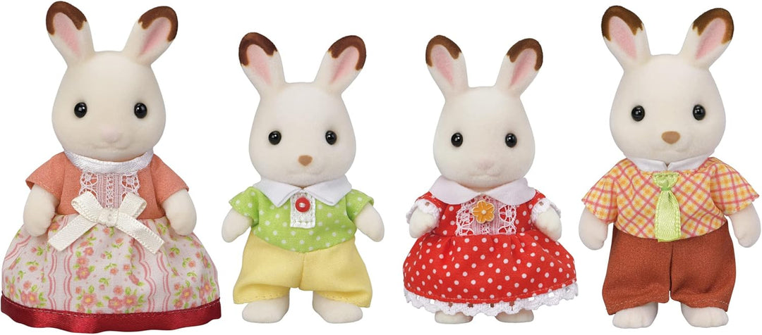 Sylvanian Families 5567 Starter Haus NEU, Multicolore & L5655 Schokoladenhasen Familie NEU Bundle mi