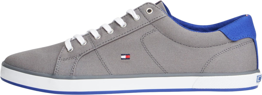 Tommy Hilfiger Herren Vulcanized Sneaker Schuhe 48 EU Steel Grey, 48 EU Steel Grey