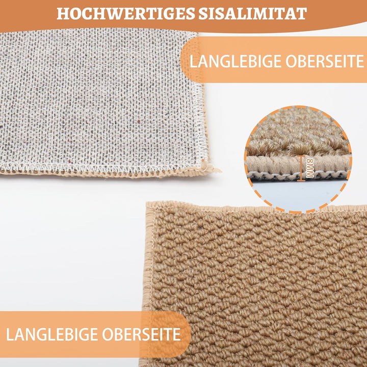 Schmutzfangmatte Innen 80x100 cm, Rutschfest Fussmatte Aussen und Innen, Waschbar Sauberlaufmatte Tü