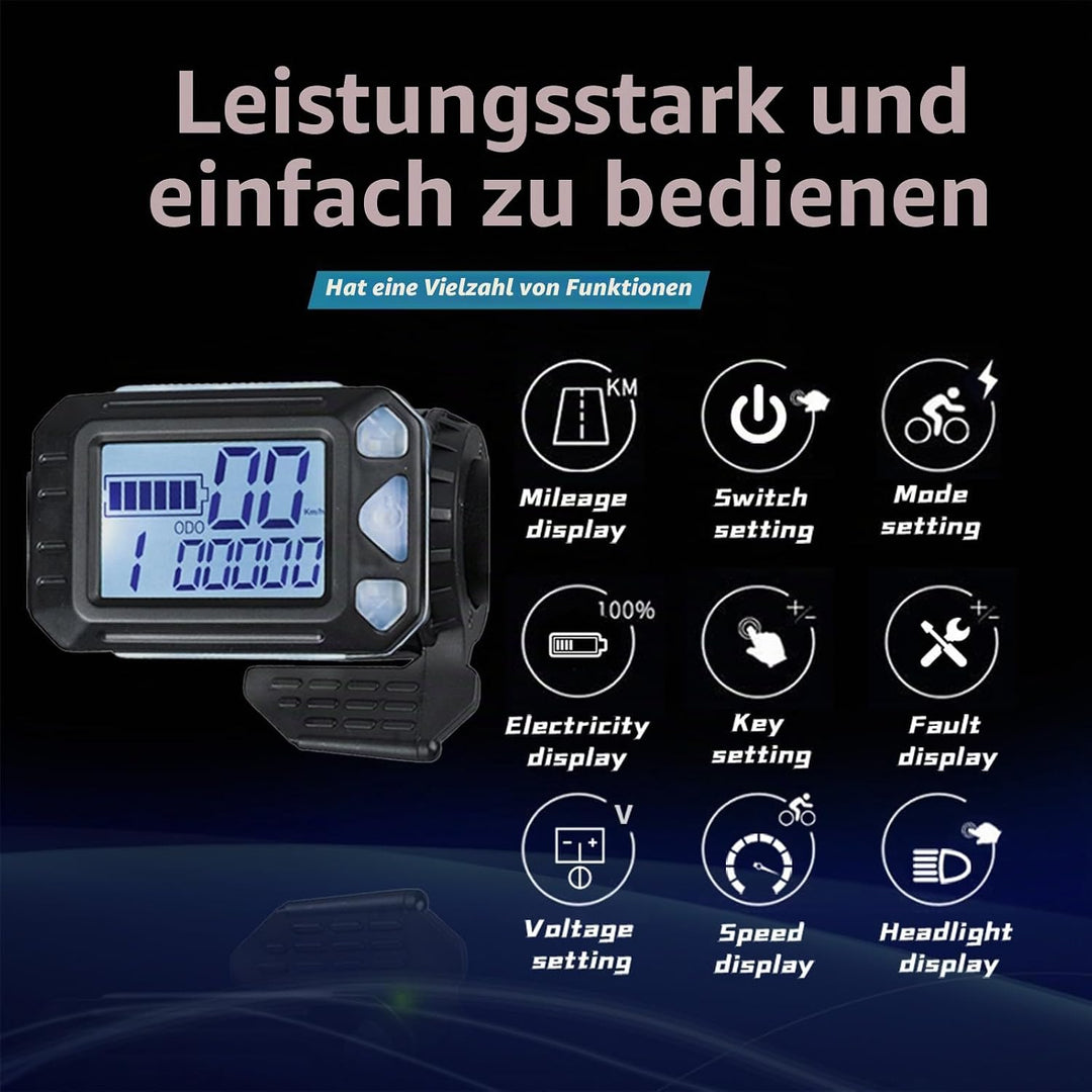 Kunray 24-48V 350W Brushless Motor Controller Mit LCD Anzeige Dualmodus Ebike Controller 24V 17 Ampe