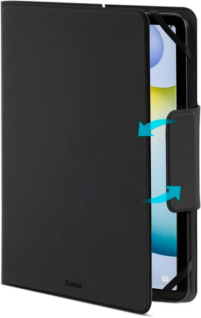 Hama Hülle mit Tastatur für Tablets 9,5 – 11“ (Bluetooth Tastatur mit Touchpad, Standfunktion, magne